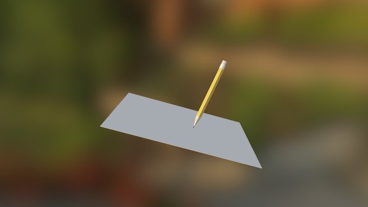 Power Of Pencil And Paper 3D Model