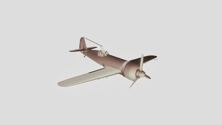 Romaian WWII Fighter 3D Model