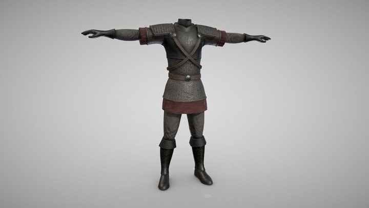 Medieval Armor v2 3D Model