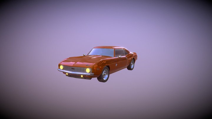 1969 SS Camaro 3D Model