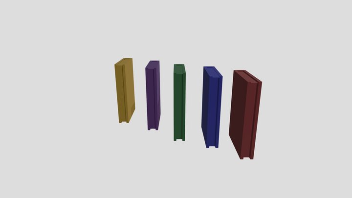Books_prop 3D Model