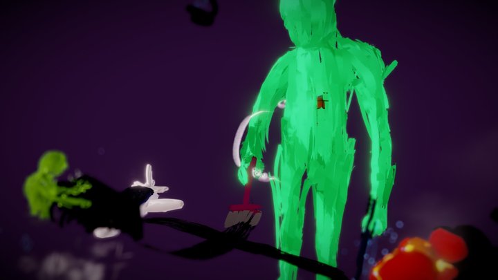 Dream World - MyOasis - Draw with Jazza entry 3D Model