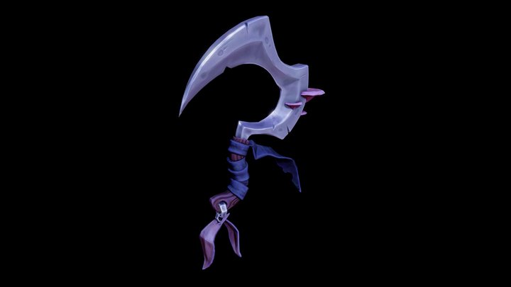 Stylized Asset - Mushroom Sickle 3D Model