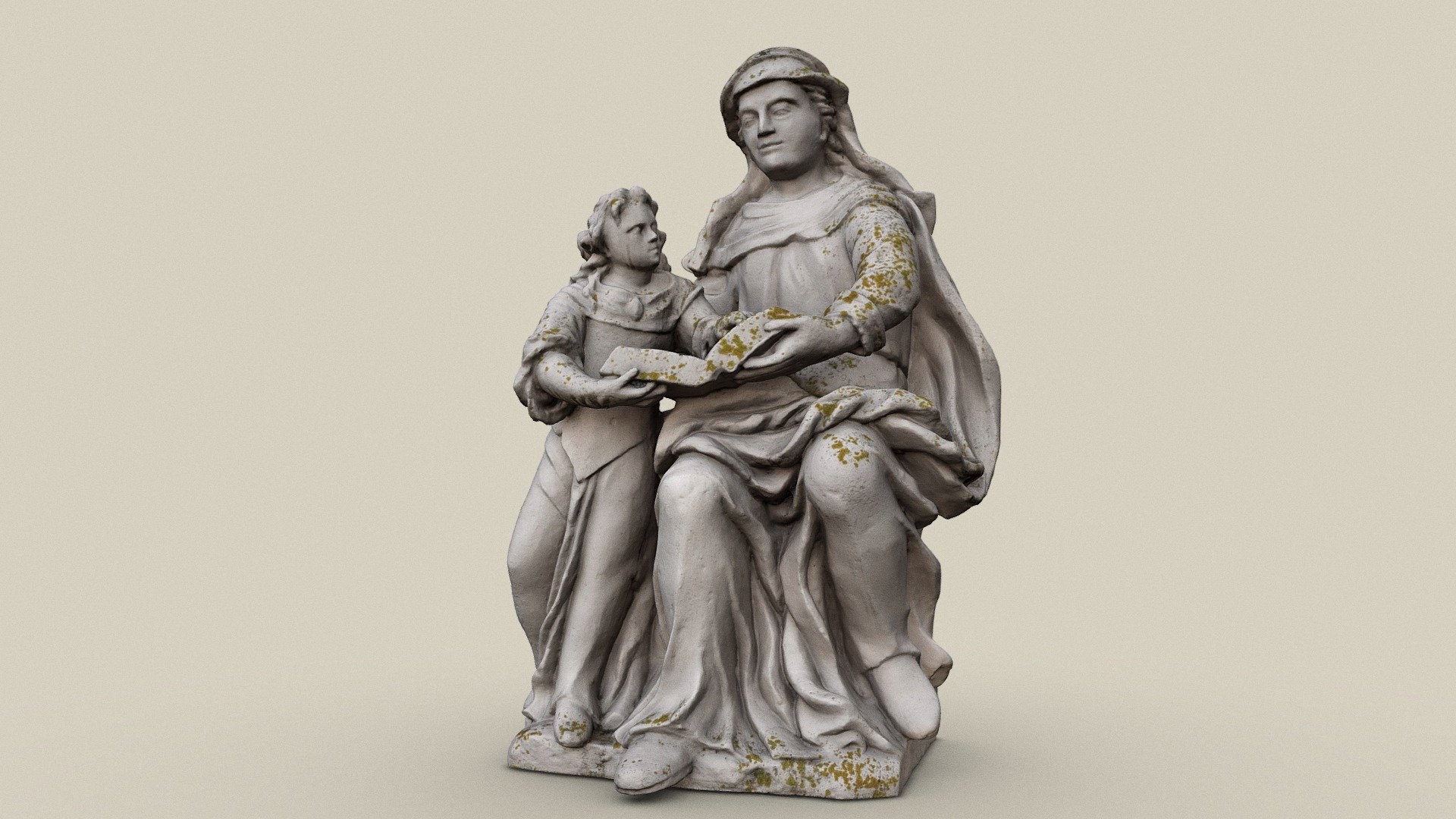 Anna lehrt Maria das Lesen — Sketchfab embed 3D viewer