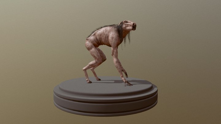 Nightmare Goat 3D Model