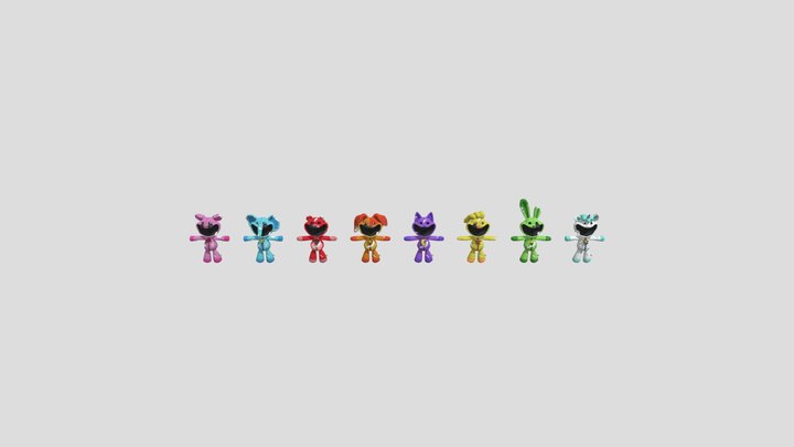 Smiling_critters_poppy_playtime_chapter 3 3D Model