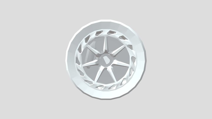 Lamborghini Veneno tire 3D Model