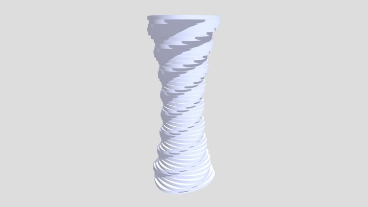 Revolving Parametric Tower 3D Model