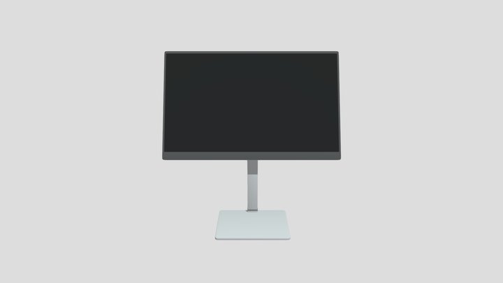 Simple Monitor 3D Model