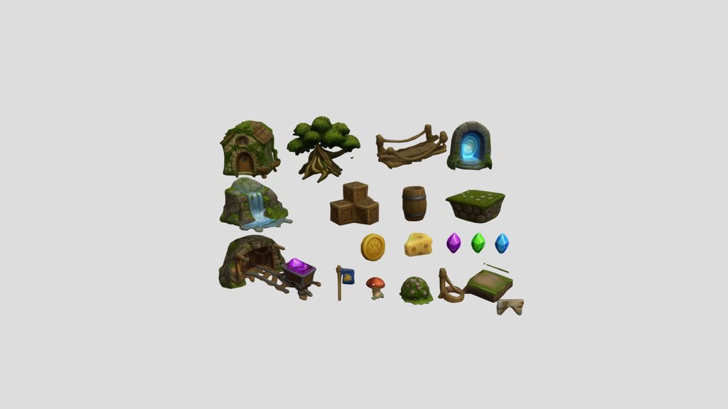 Conjunto para Jogos - Itens de Aventura