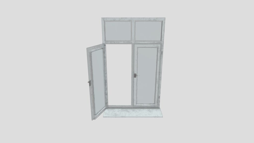 Dirty Plastic Coating Window
