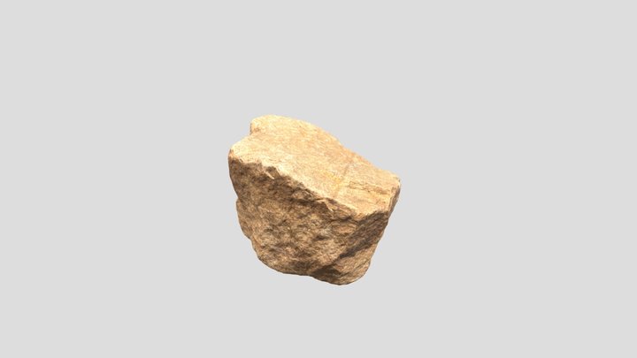 Reality Scan - Tan Rock 3D Model