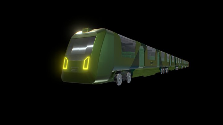 Train of the Future - Southern Livery (6CAR) 3D Model