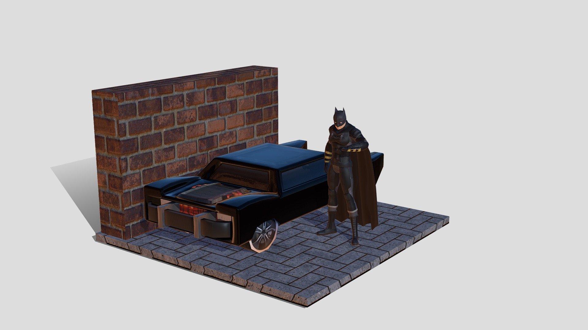 Batman Batmobile model