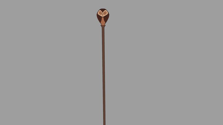 Owlbert (Staff Form) 3D Model