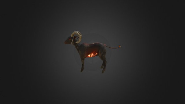 Goat 3D Model