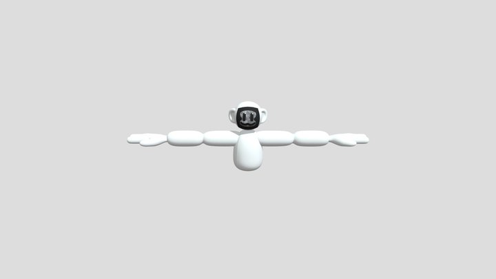 Gorila Tag Fan Game Rig 3D Model