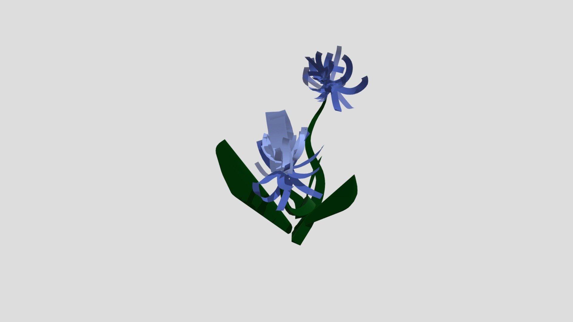 Test fleur pétale attaché