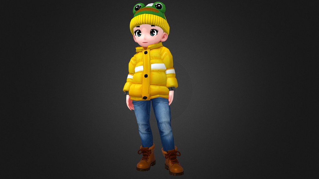 Yana (AI 3D character)