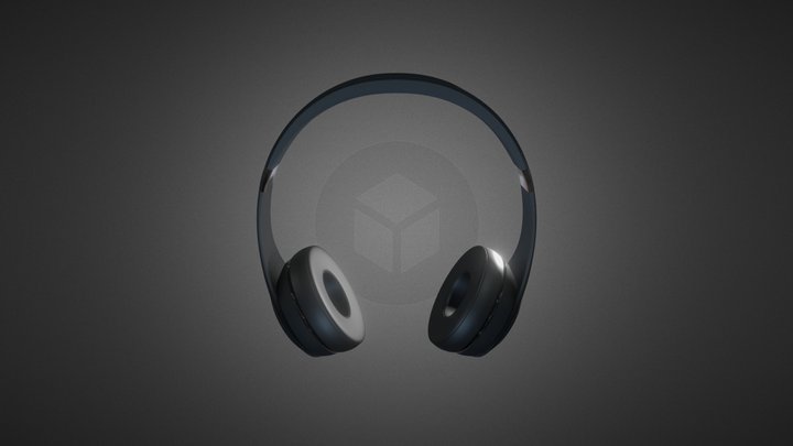 Wireless Headphones 3D Model