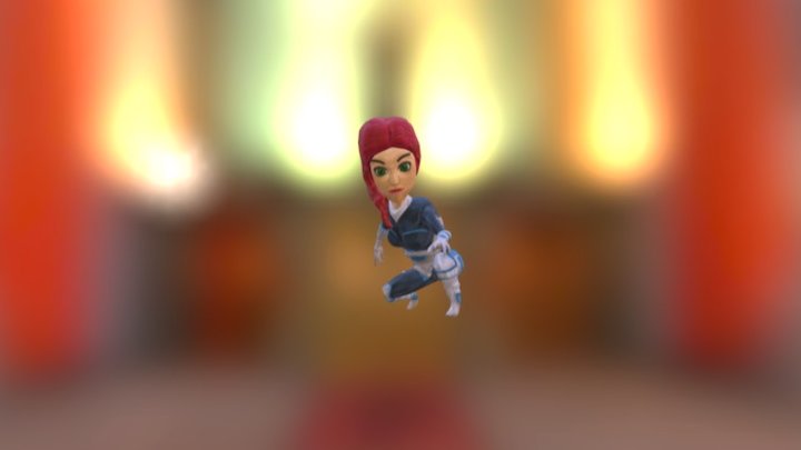 Pandora Character 3D Model