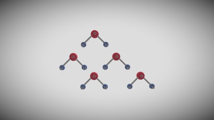 H2O. 3D Model