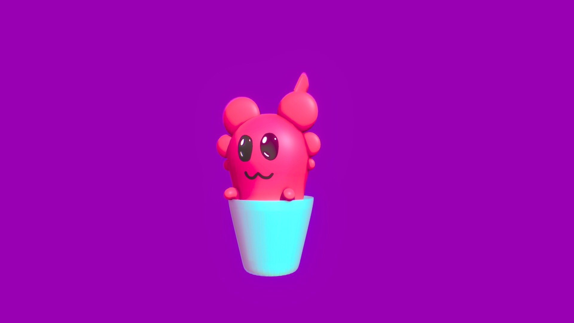 axolotl in a cup