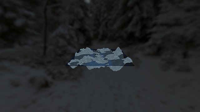 Mountainous Terrain 3D Model