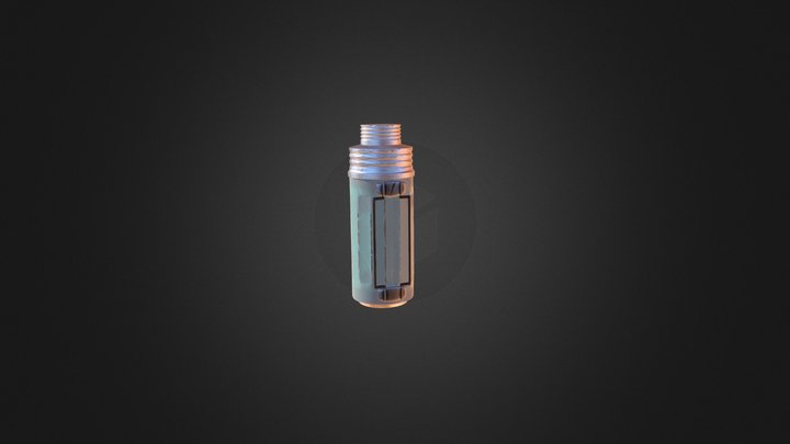 Thermos Color ID Low Poly 3D Model