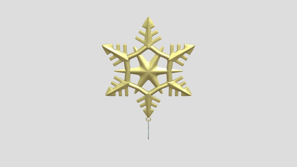 Snowflake Christmas Ornament