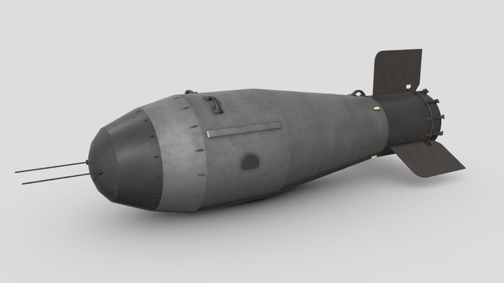 Tsar Bomb 3D Model