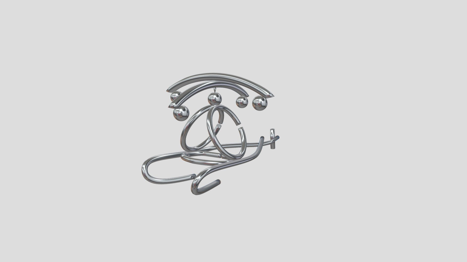 Metal Helicopter Decoration