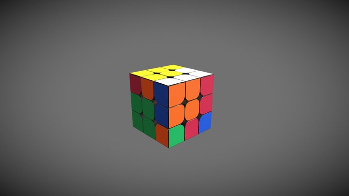 Rubiks cube 3D Model