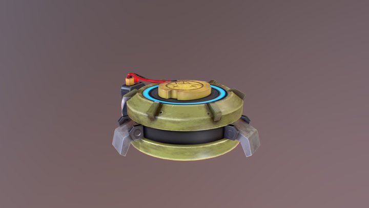 Junkrat's Concussion Mine 3D Model