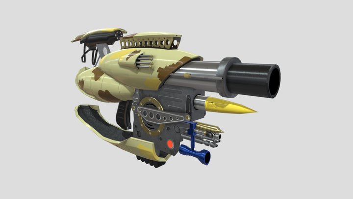 Zorg ZF-1 Pod Weapon 3D Model
