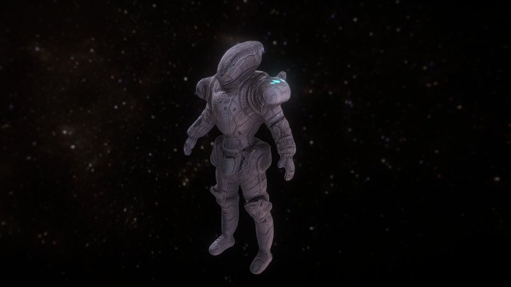 Sci-Fi Alien High-Tech Battle Armor