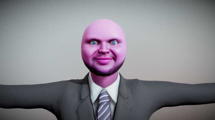 JD Vance Meme 3D Model