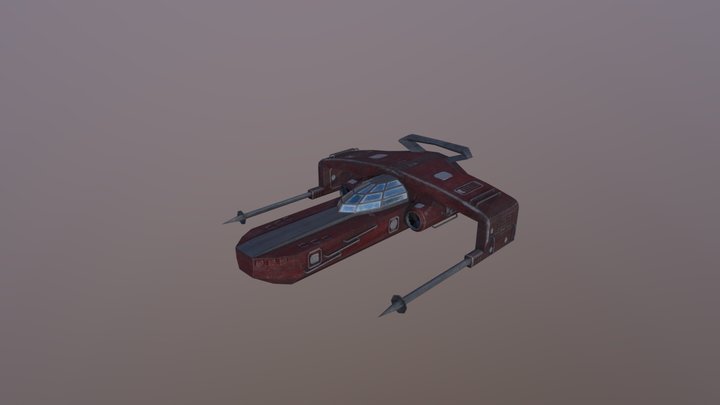 Spaceship 2 3D Model