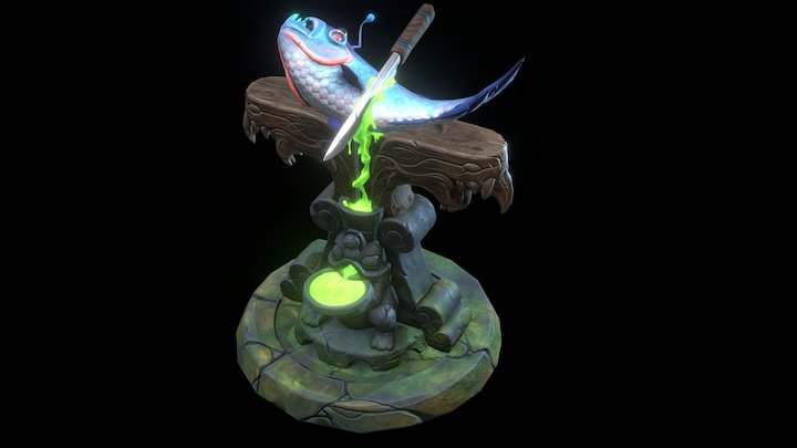 Victim Altar 3D Model