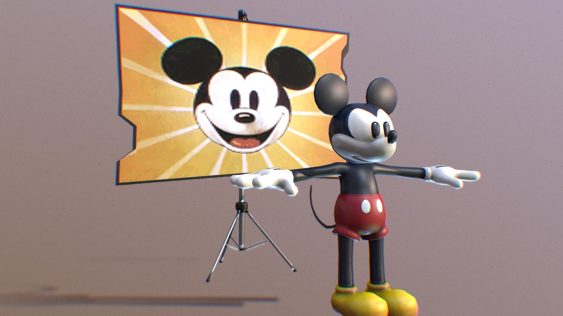 Epic Mickey - Projector exit animation - Download Free 3D model by Aron ...