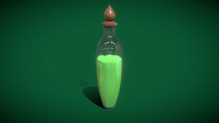 Poison bottle 3D Model