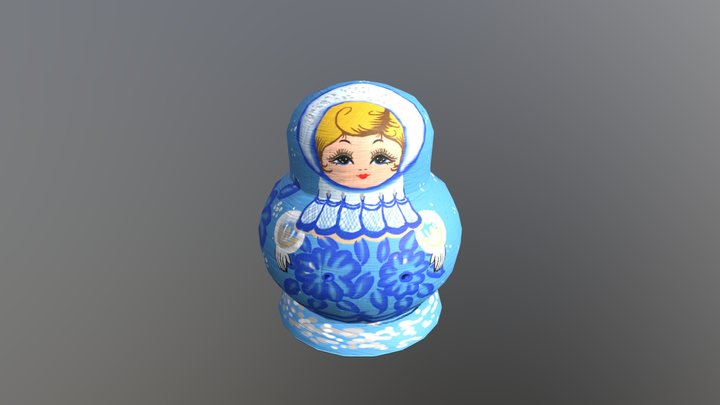 Russian Dolls 3D Model