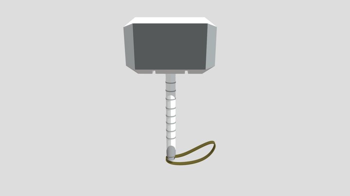 Thor Hammer 3D Model