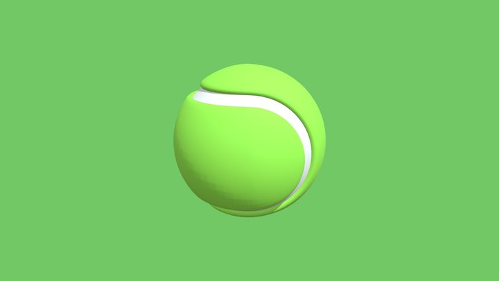 Tennis ball 3D Model
