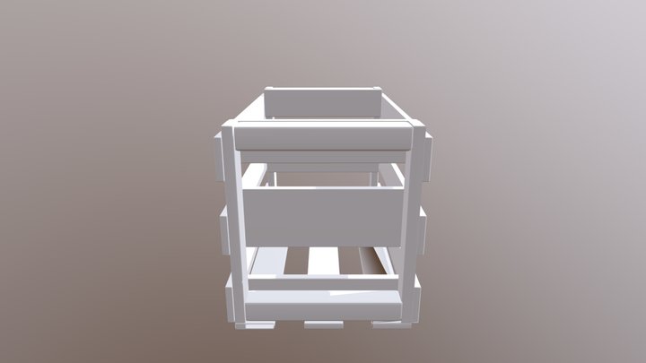 In Game Crate Part9 Asset 3D Model