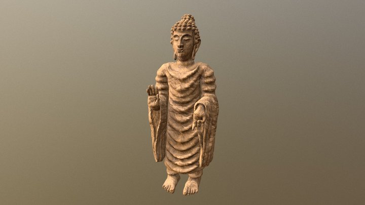 Sculpt 3D - Bouddha de Bamiyan 3D Model