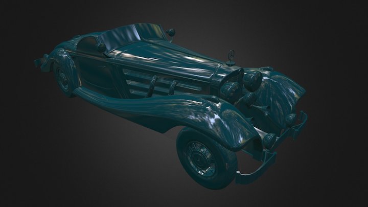 Mercedes 540k 3D Model
