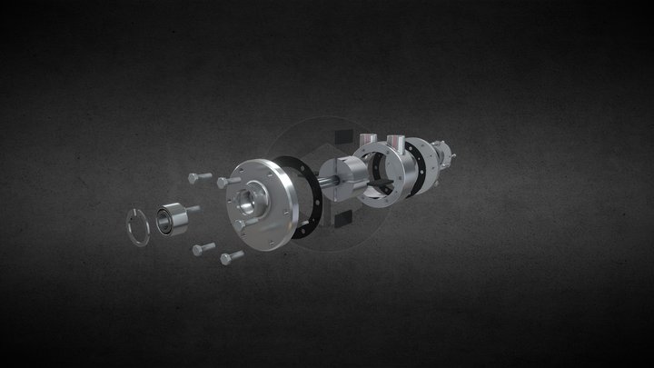 Rotary_vane_motor 3D models - Sketchfab