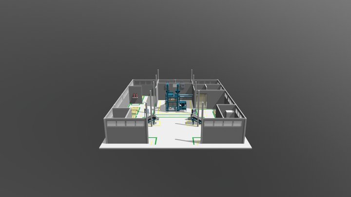 Project Ver.2 No  Roof 3D Model
