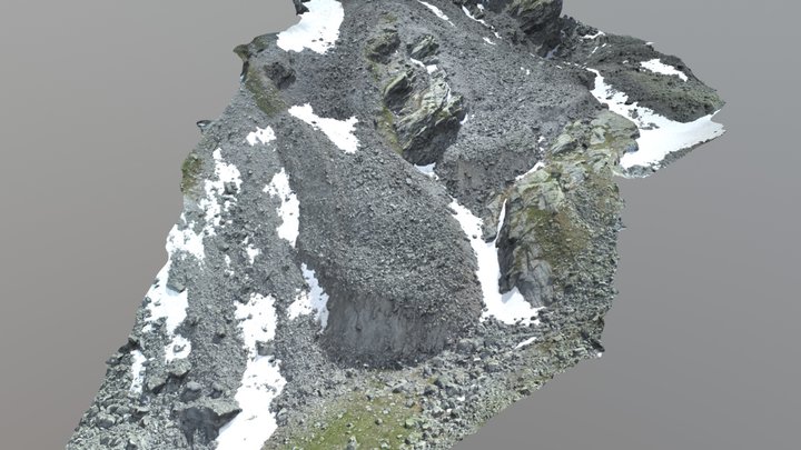 Yettes Condjà Rock Glacier 3D Model